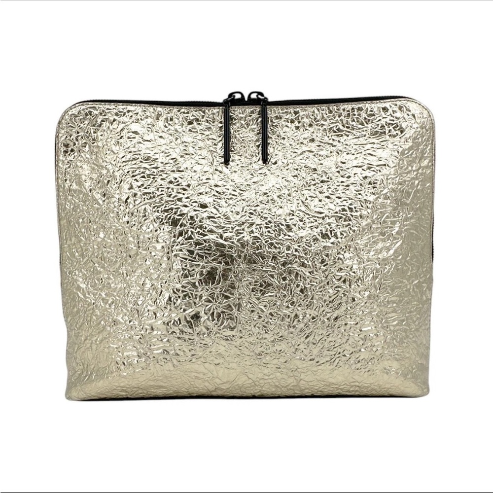 3.1 Philip Lim Crinkled Metallic 31 Minute Clutch